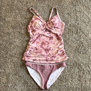 Pinkblush Pink Tye Dye Bikini Set
